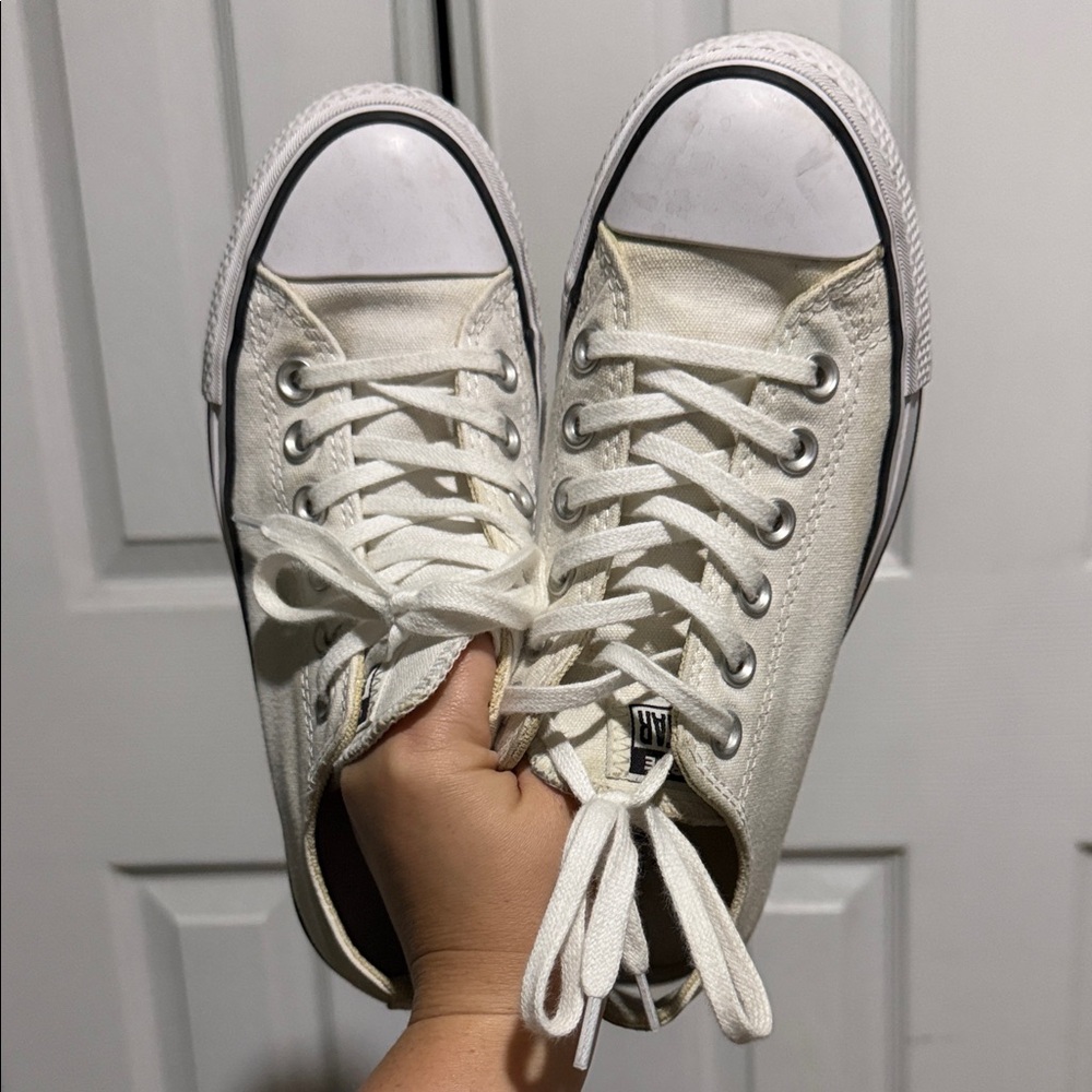 Converse Women's Cream High-Top Sneakers